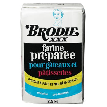 Farine préparée pour gateaux et patisserie 2.5kg Brodie