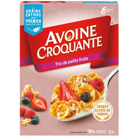 Céréales avoine croquante trio de petits fruits 399g