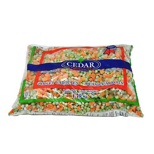 Pois et carottes congelés 1.75 Kg