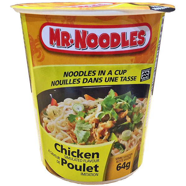 Nouilles dans une tasse à saveur poulet 64g Mr Noodles