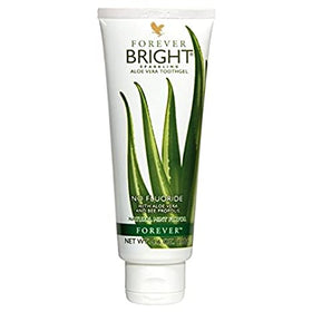 Gel dentaire étincelant à l'aloes 130g Forever bright