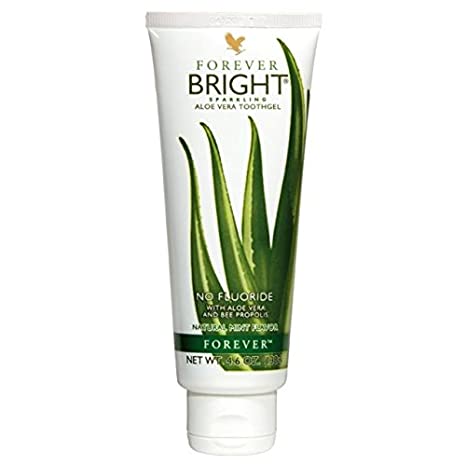 Gel dentaire étincelant à l'aloes 130g Forever bright