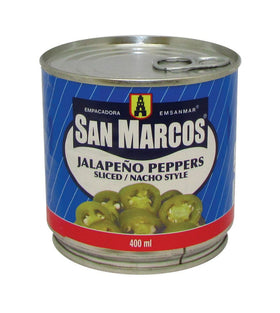Piments jalapeno en rondelles 220ml San Marcos