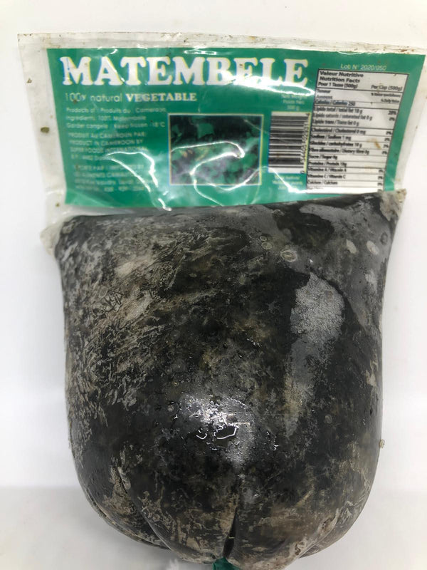 Matembele  feuille de patate douce surgelé 100% naturel 500g