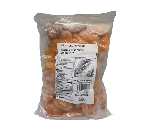 Pêches tranchées surgelées 1kg