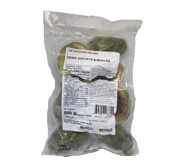 Demi avocats surgelés 1kg