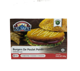 Burgers de poulet panés surgelé 800g Al Safa Halal