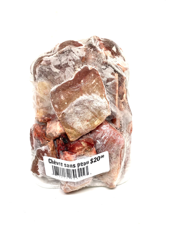 Chèvre sans peau surgelé