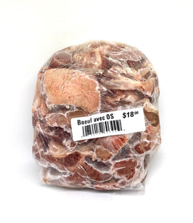 Boeuf avec os surgelé