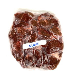 Cube de boeuf sans os surgelé