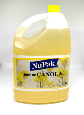 Huile de canola 3l Nupak