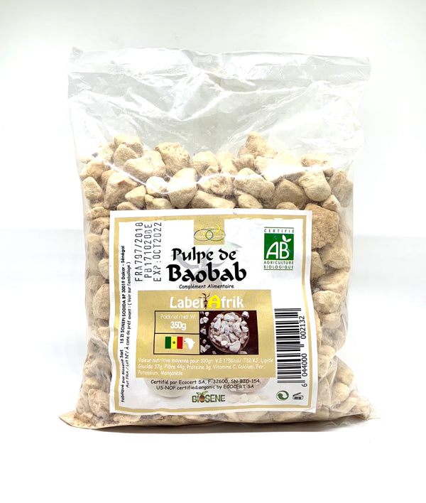 Pulpe de baobab 350g Label afrik