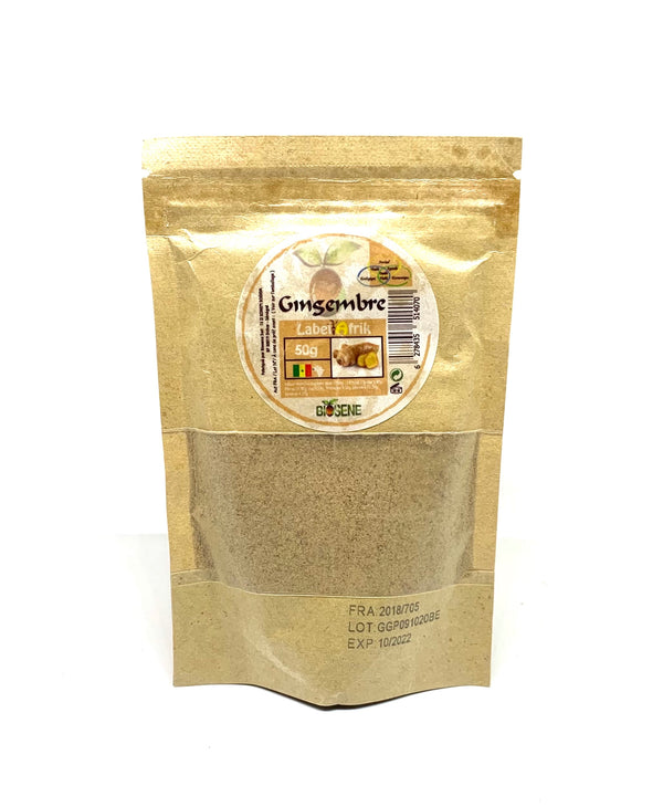 Gingembre en poudre 50g Label Afrik