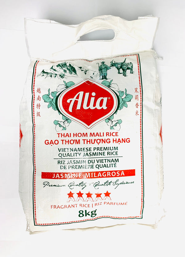 Riz parfumé jasmin du Vietnam  8kg Alia