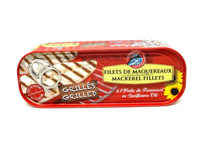 Filets de maquereaux grillés à l'huile de tournesol 170g Sidi Daoud