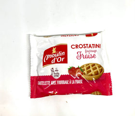 Crostatini tartelette fourrage fraise Moulin d'or