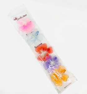 Pince à cheveux multi couleur 5pièces Fashion Jewelry