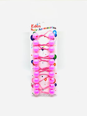 Accessoire pour cheveux couleur rose Eden
