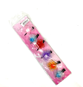 Pince à cheveux multi couleur 6pièces Fashion Jewelry
