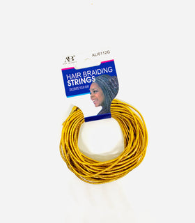 Cordes dorées pour cheveux tressés Ana beauty