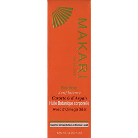 Huile botanique corporelle au huiles d'Argan et de carotte 50g Makari