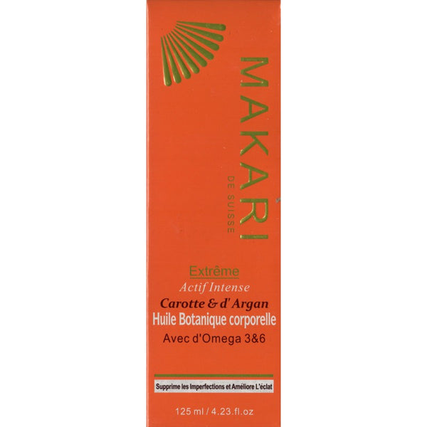 Huile botanique corporelle au huiles d'Argan et de carotte 50g Makari
