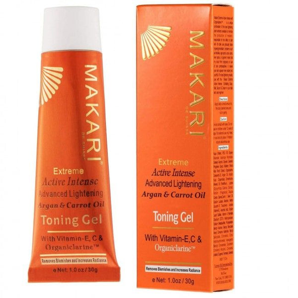 Gel tonifiant au huiles d'Argan et de carotte 30g Makari