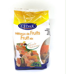Mélange de fruits 250g Cédar