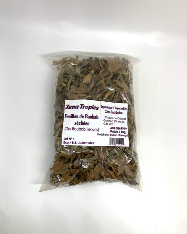 Feuilles de Baobab séchées 50g Xena Tropics