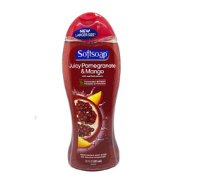 Gel douche Juicy pomegranate et mango 591ml Softsoap