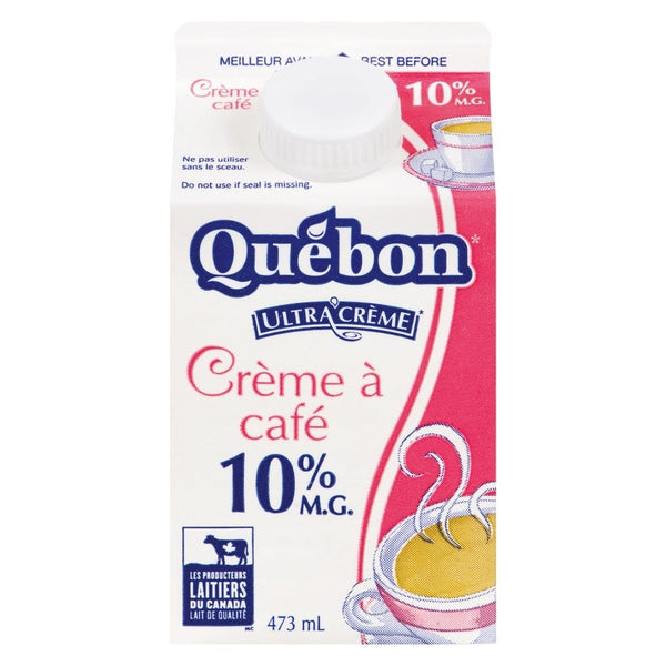Crème à café 10% m.g 473ml Québon