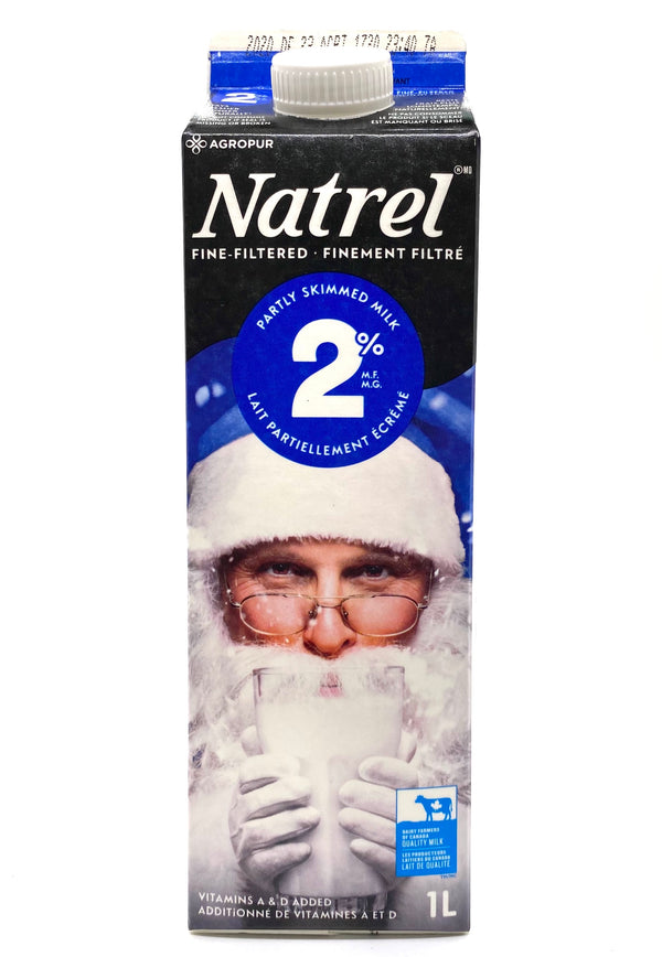 Lait finement filtré 2% m.f 1 l Natrel
