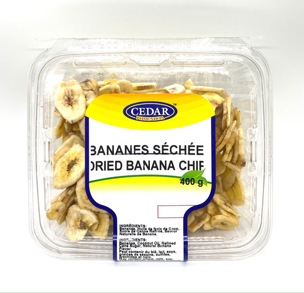 Bananes séchées 400g Cédar