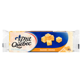 Fromage cheddar marbré 400g P'tit Québec