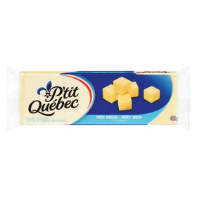 Fromage cheddar très doux 400g P'tit Québec