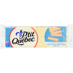 Fromage cheddar doux léger 400g P'tit Québec