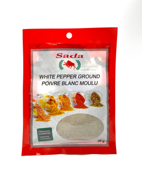 Poivre blanc moulu 35g Sada