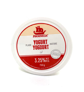 Yogourt nature 3,25% 750g Phoenicia