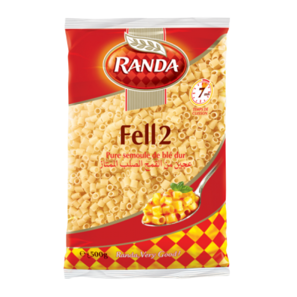 Pâtes coude 2 pure semoule de blé dur 500g Randa