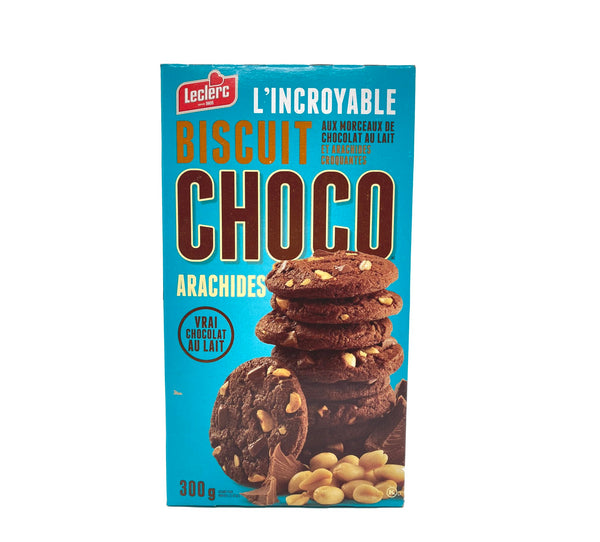 Biscuit choco arachides 300g Leclerc