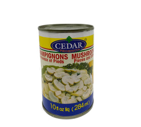 Champignons morceaux et pieds 284ml Cedar