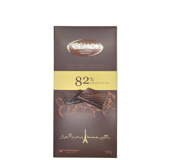 Chocolat extra noir 100g Cémoi