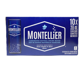 Eau de source naturelle gazéifiée 10x355 ml Montellier