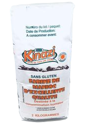 Farine de manioc sans gluten 2kg Kinazi