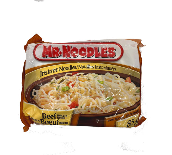 Nouilles instantanées à saveur bœuf 85g Mr Noodles