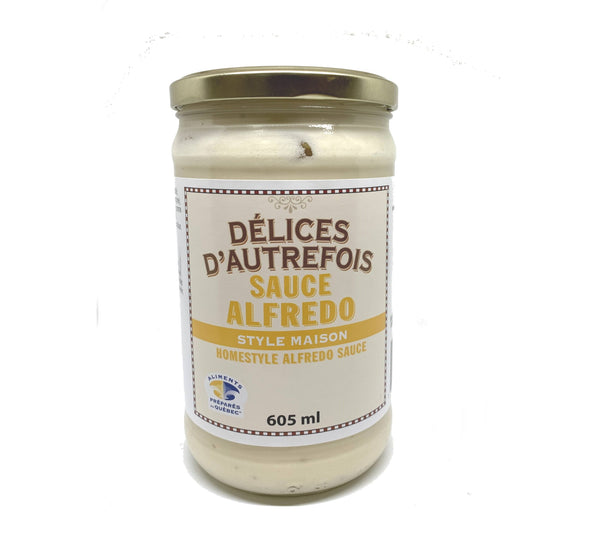 Sauce alfredo style maison  605ml Délices d'autrefois